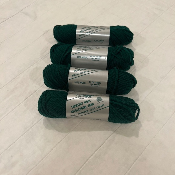 Elsa Williams Other - Tapestry Wool Needlepoint Yarn Elsa Williams--4 Skeins 40 Yards Per Skein